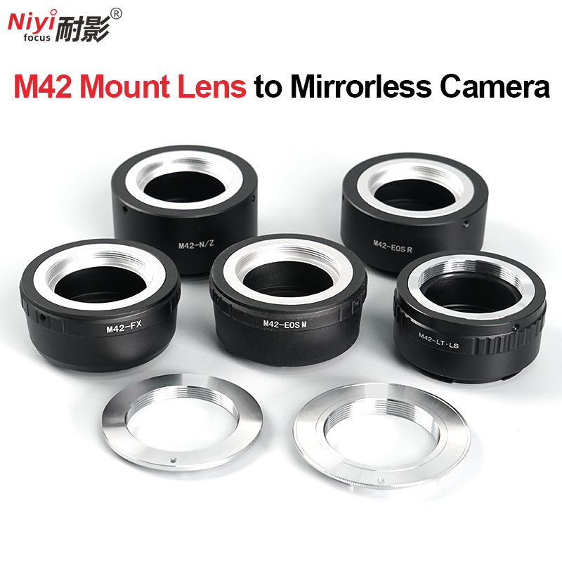 Macro Photography Lighting Kit - Adapter obiektywu M42 Pierścień adaptera konwertera
