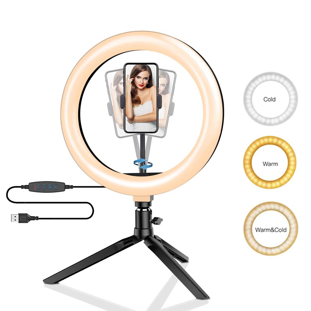 Photography Lighting Patterns - 26cm 10-calowy pierścień LED do selfie