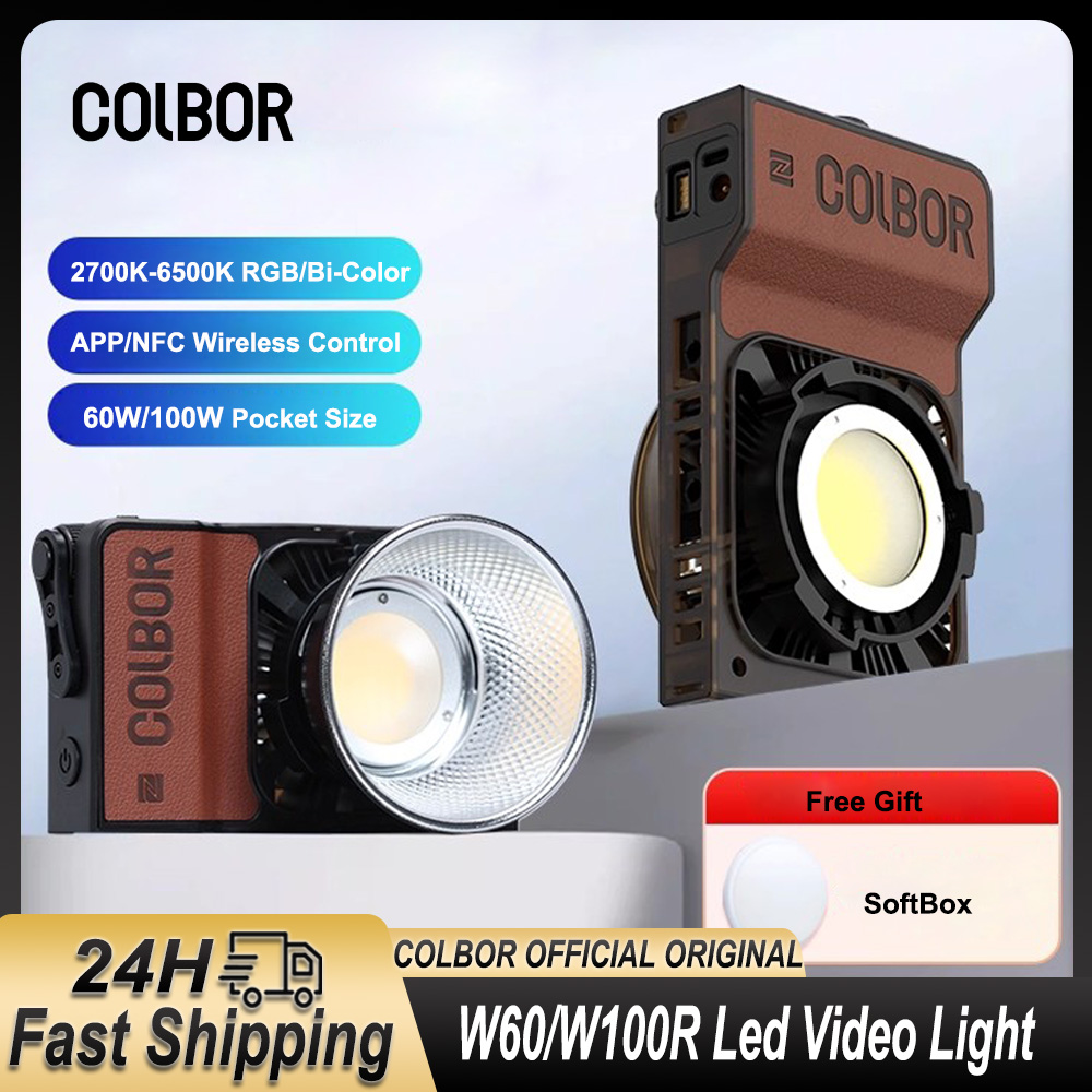 Photography Lighting Wireless - Lampa wideo LED Colbor W60 W100R