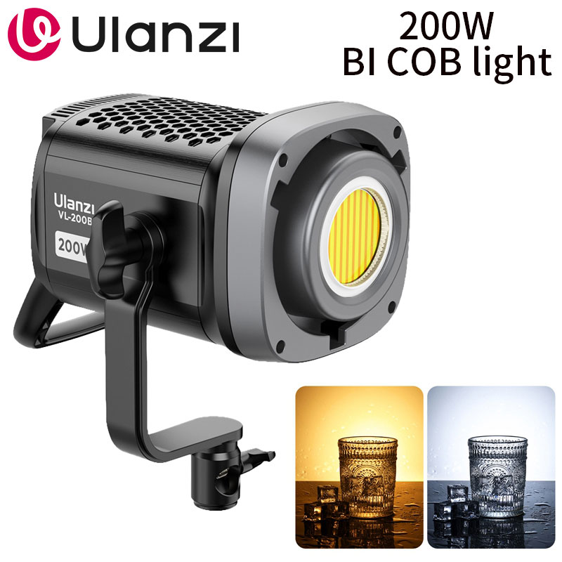 Photography Lighting Wireless - Ulanzi VL-200Bi 200W Dwukolorowa Lampa Wideo