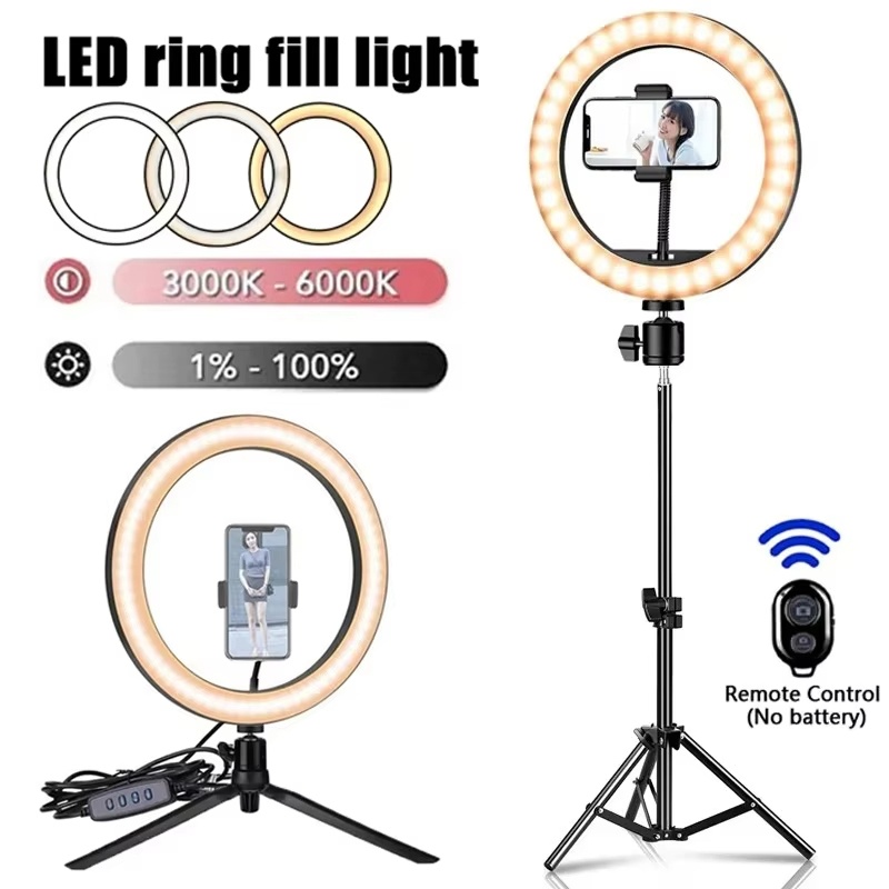 Photography Lighting Overhead - Lampa Pierścieniowa LED do Selfie, Fotograficzna