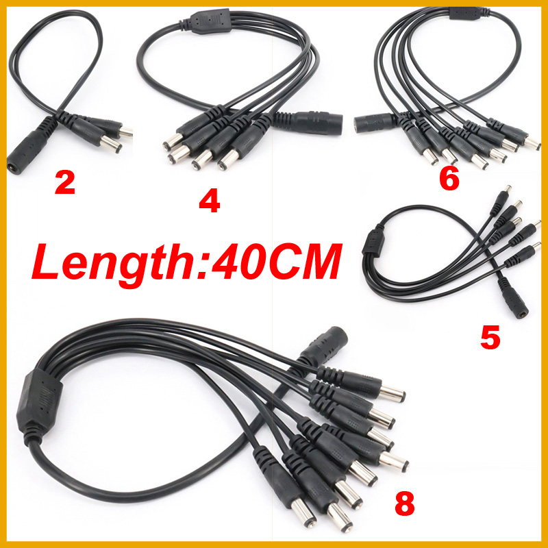 Photography Led Lighting Kit - NOWY KABEL ROZDZIELACZA ZASILANIA DC 5.5*2.1mm