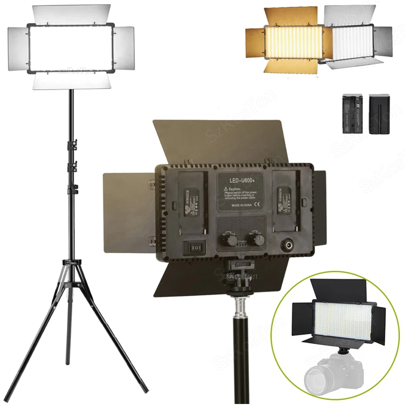 Photography Lighting Set Up - U800 U600 LED Photo Studio Video
