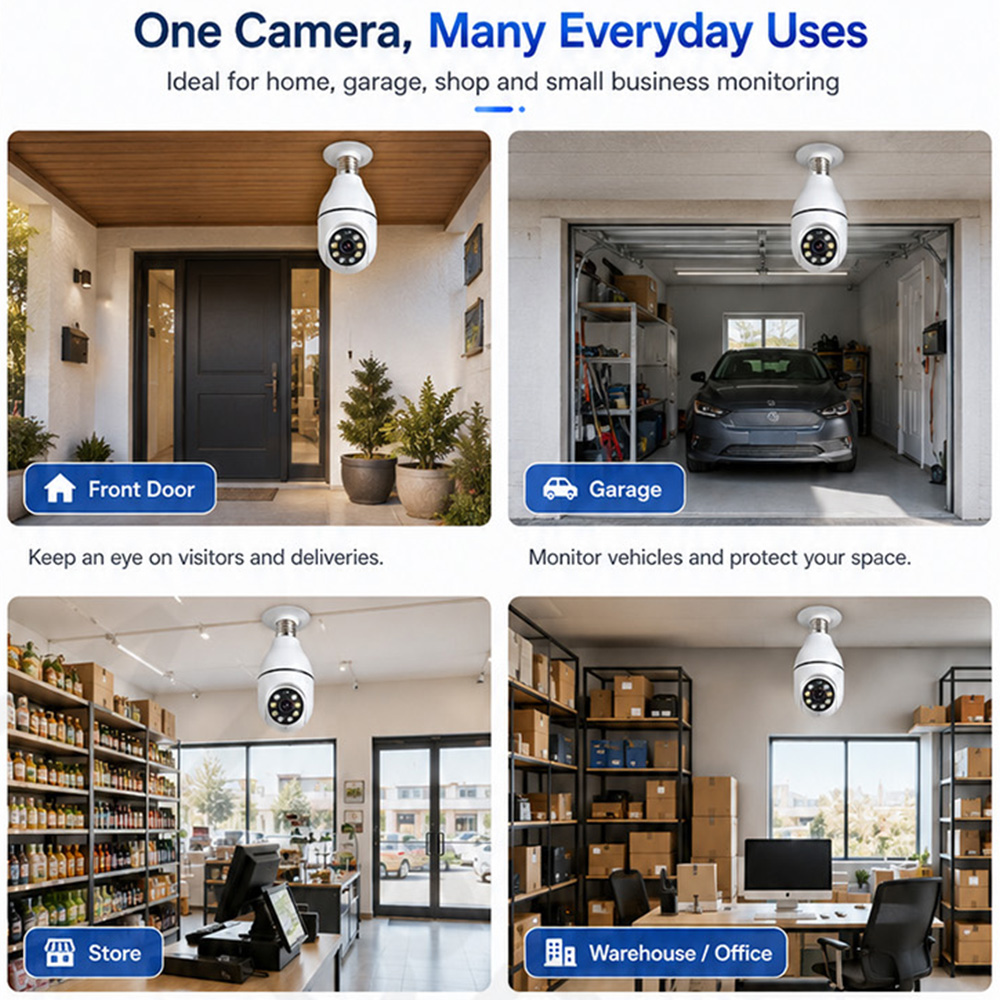 Kamera w żarówce Tuya Bezprzew – Photography Lighting Wireless recenzja i cena