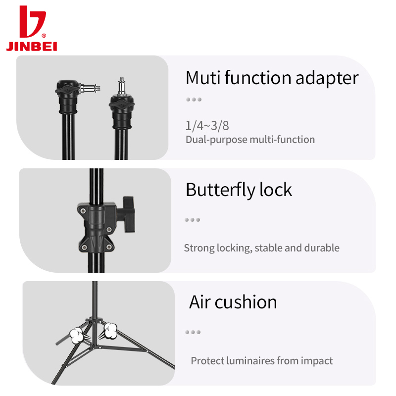 JINBEI MZ-2400FP Aluminiowy st – Photography Lighting For Studio recenzja i cena