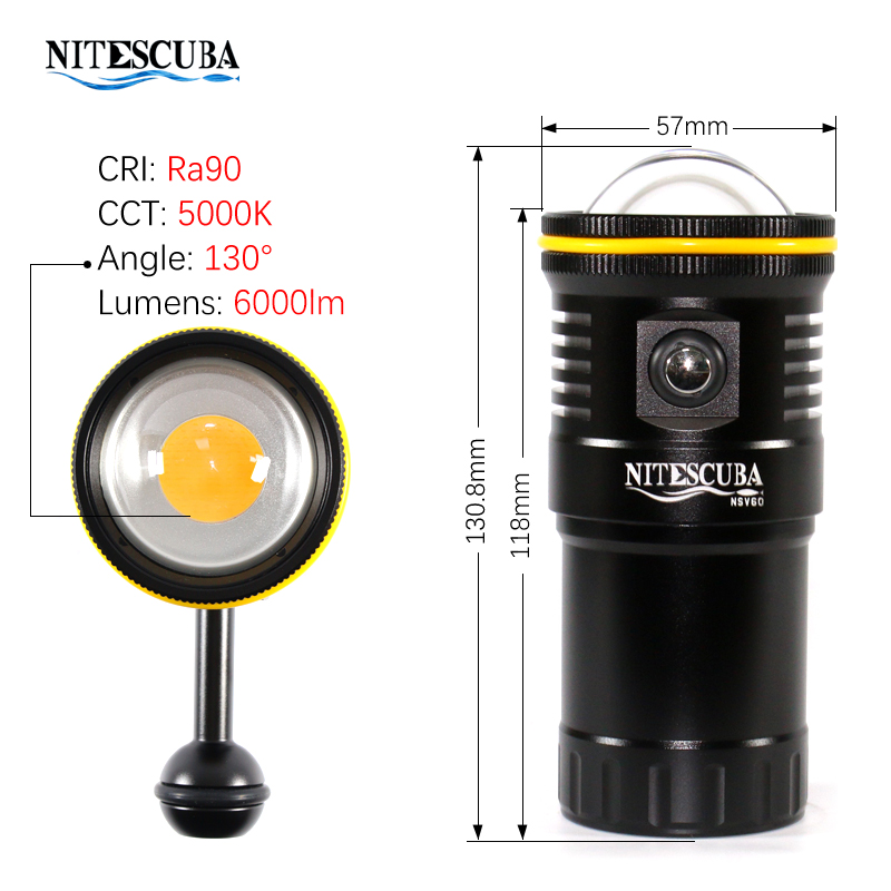 Nitescuba NSV60 LED Lampa do n – Photography Lighting Wireless recenzja i cena