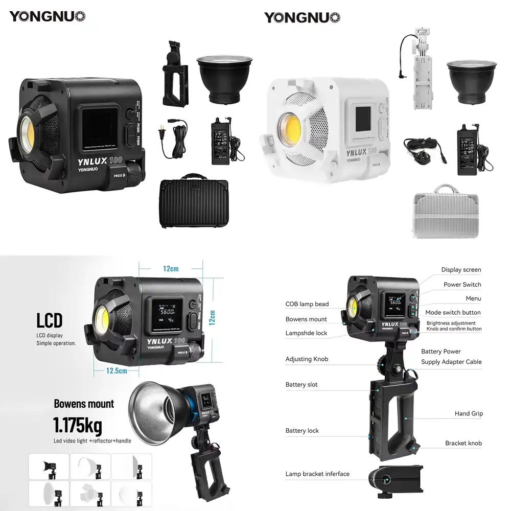 YONGNUO YNLUX100 100W 3200K-56 – Photography Lighting For Studio recenzja i cena