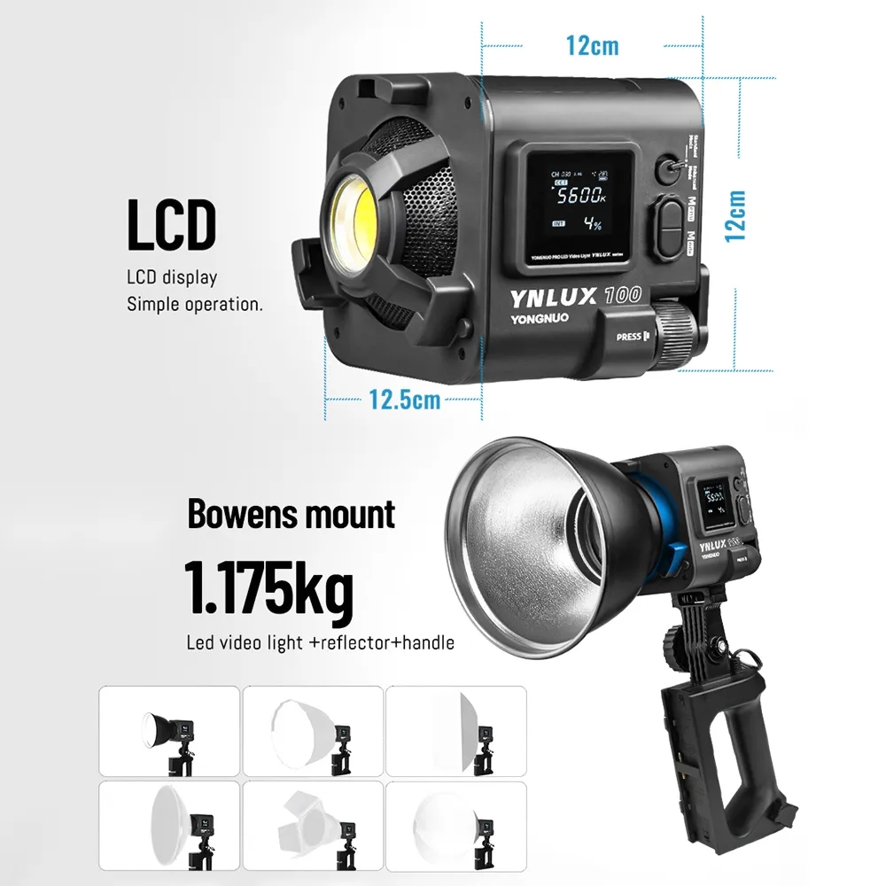YONGNUO YNLUX100 100W 3200K-56 – Photography Lighting For Studio recenzja i cena