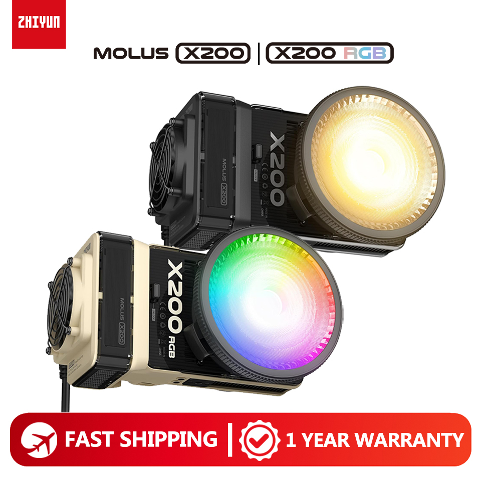 ZHIYUN MOLUS X200 X200RGB 200W – Photography Lighting Wireless recenzja i cena