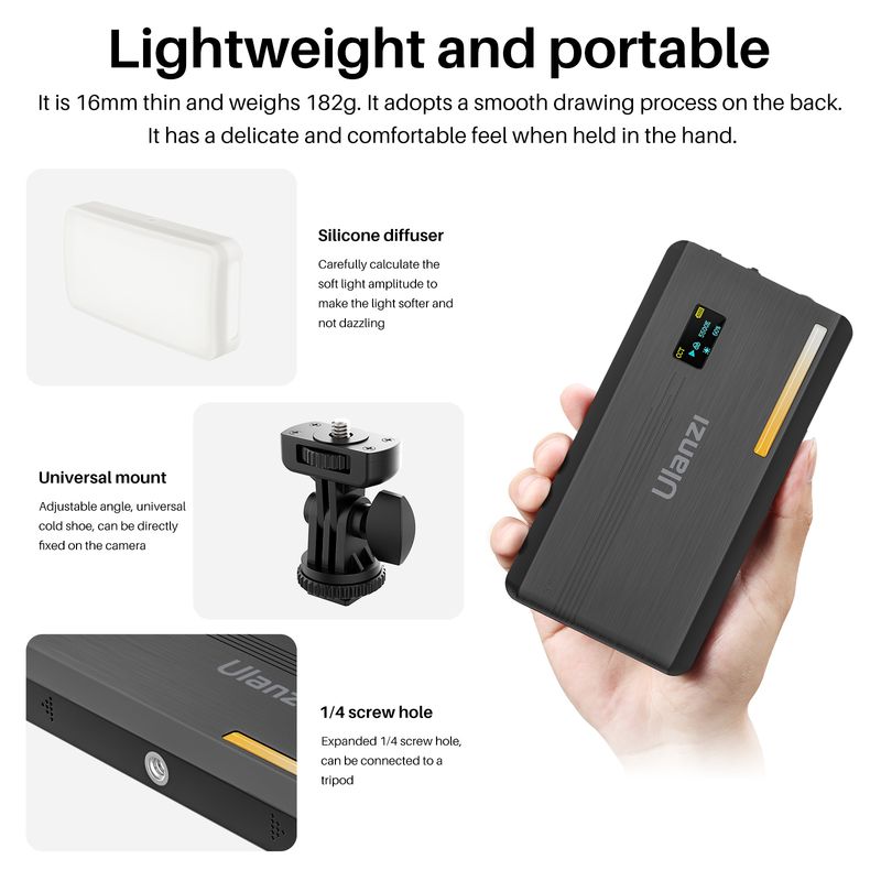 Ulanzi VL200 miękka dwukolorow – Photography Lighting Wireless recenzja i cena