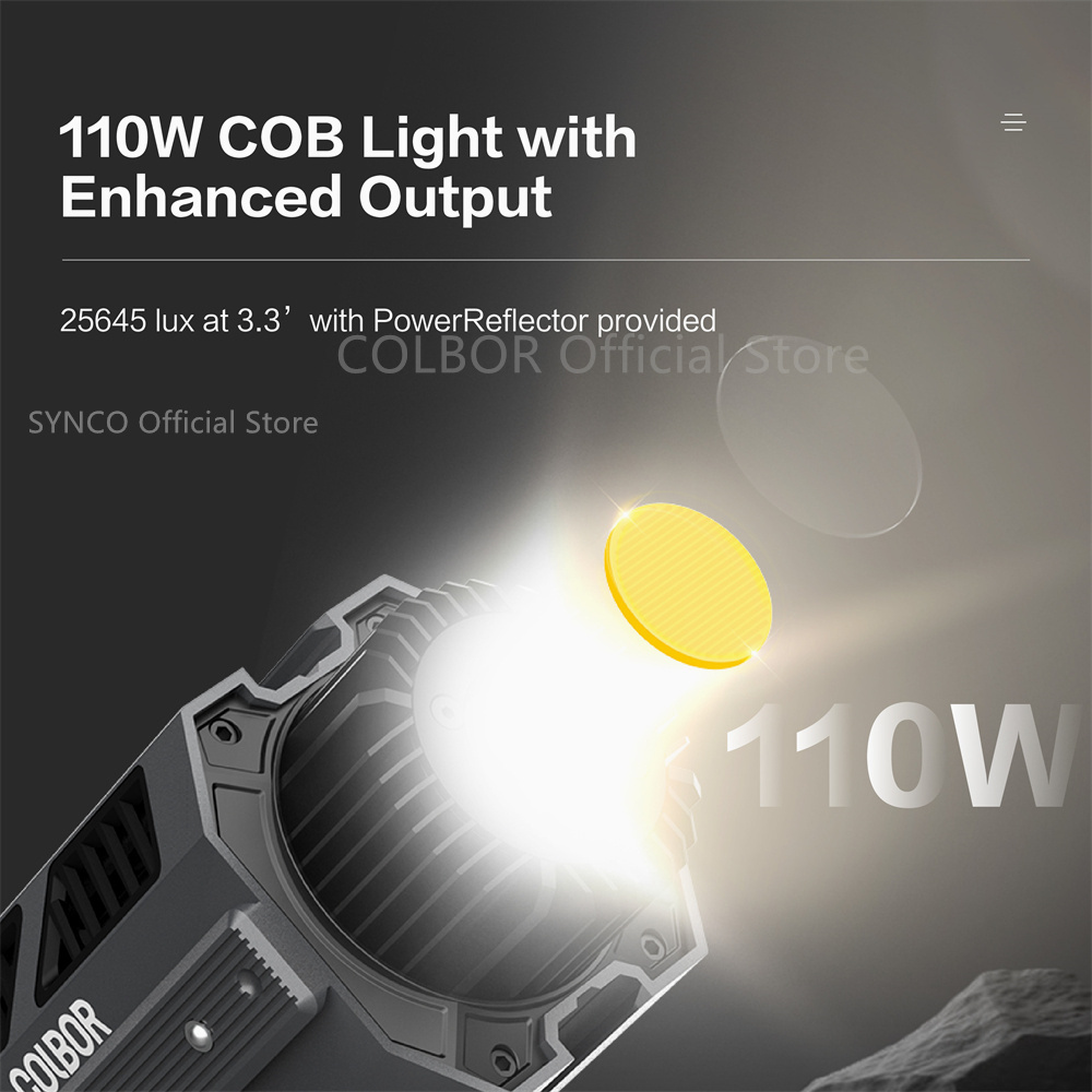 COLBOR CL100X COB diodowa lamp – Photography Lighting Wireless recenzja i cena