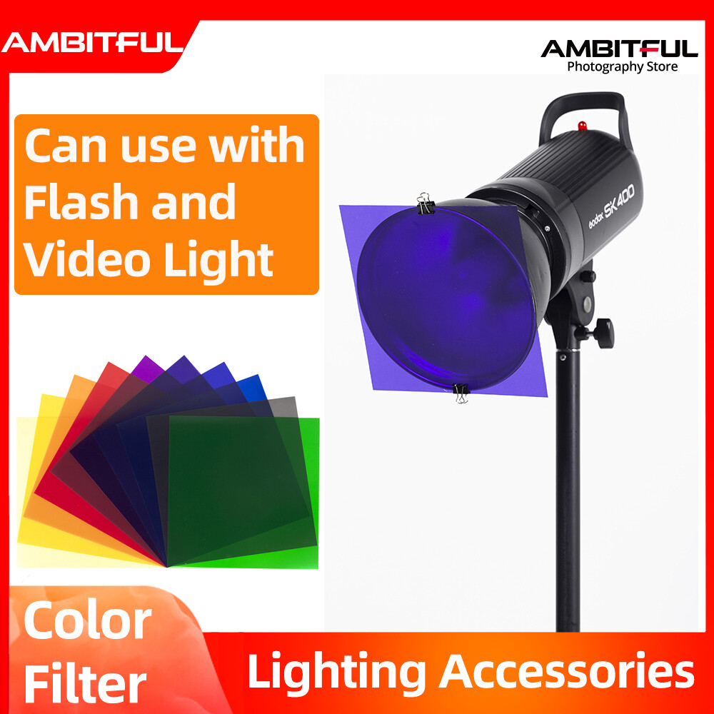 Filtr kolorowy do oświetlenia  – Photography Lighting Gel recenzja i cena