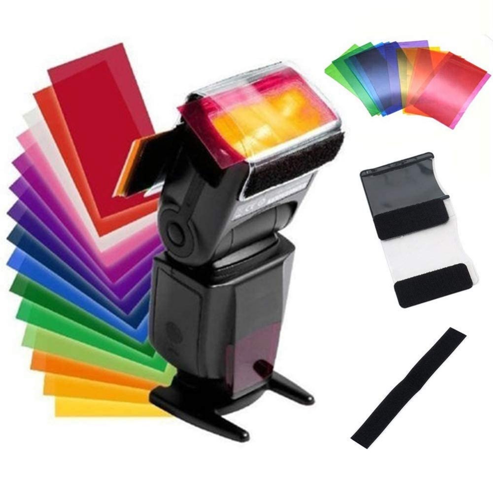 Zestaw 12 Kolorowych Żeli do L – Photography Lighting Gel recenzja i cena