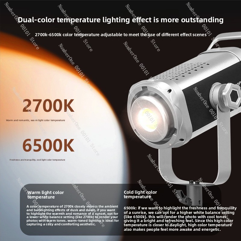 Lampa fotograficzna COB 300W z – Photography Lighting Portrait recenzja i cena