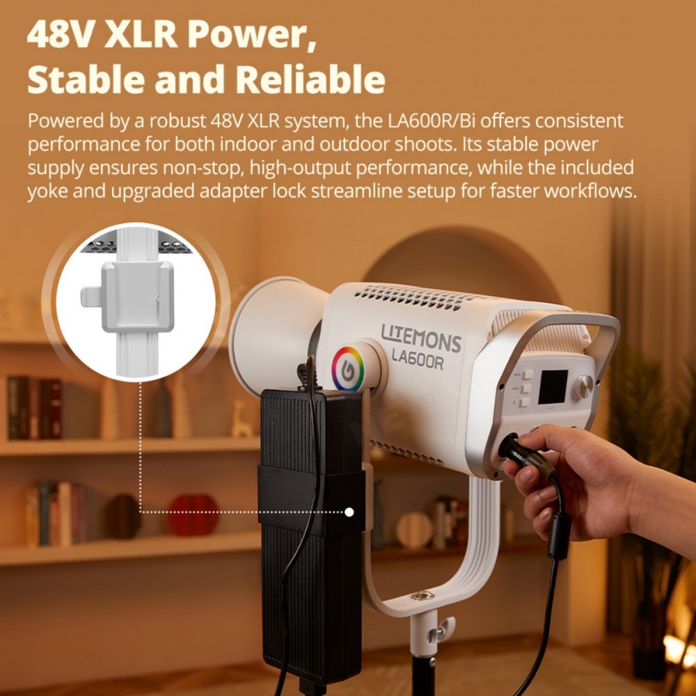 Godox LITEMONS LA600Bi LA600R  – Photography Lighting Wireless recenzja i cena